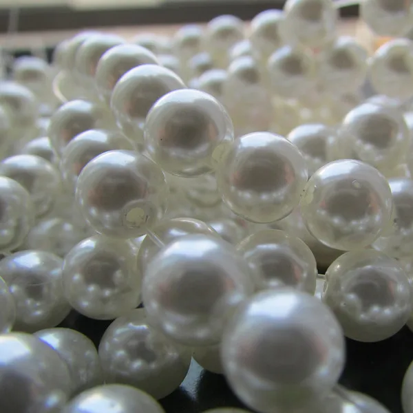 4.6.8.10.12.14 мм белые Искусственные стеклянные жемчужные круглые бусины для ожерелья ручной работы для изготовления ювелирных изделий DIY GL-06