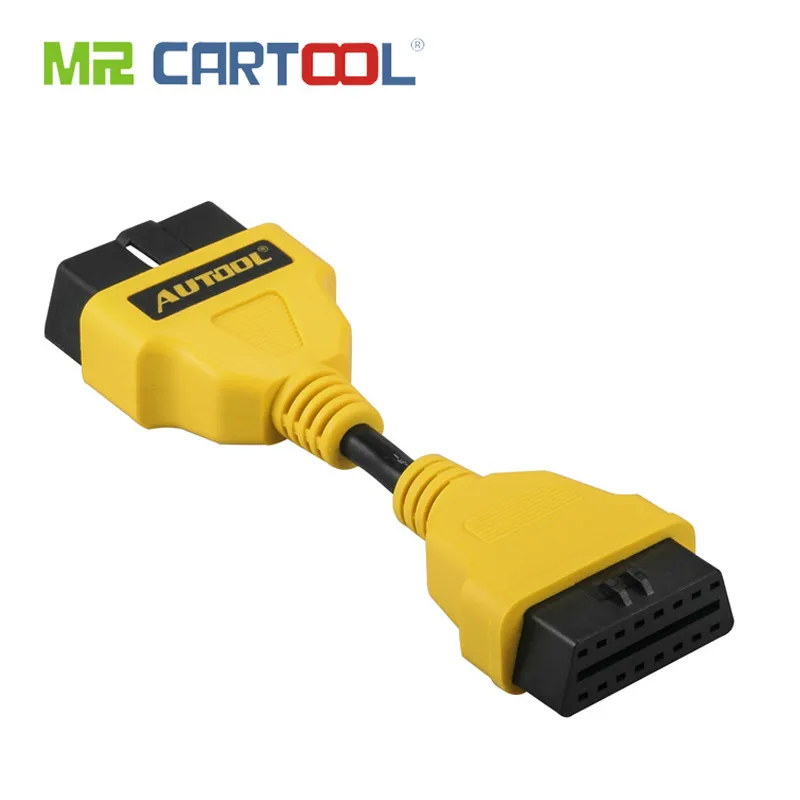 Автомобильный Кабель OBD2 AUTOOL 14 см 1 м 5 40 дюймов OBDII удлинители и разъемы для кабелей