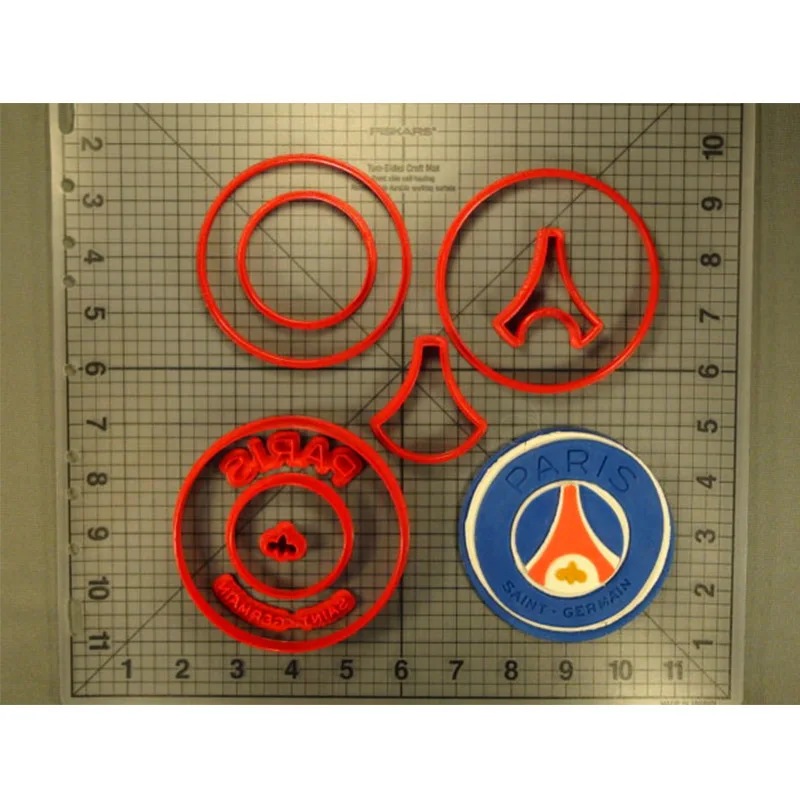 

National Soccer Football Team Series Cookie Cutter Custom Made 3D Printed Cake Decorating Tools Fondant Cupcake Top Cake Cutter