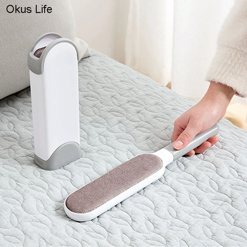 

New Magic Clean Brush Self-Cleaning Pet Hair Brush Double Lint Remover Fur Scrub Reusable Clothes Bag Dust Brushes