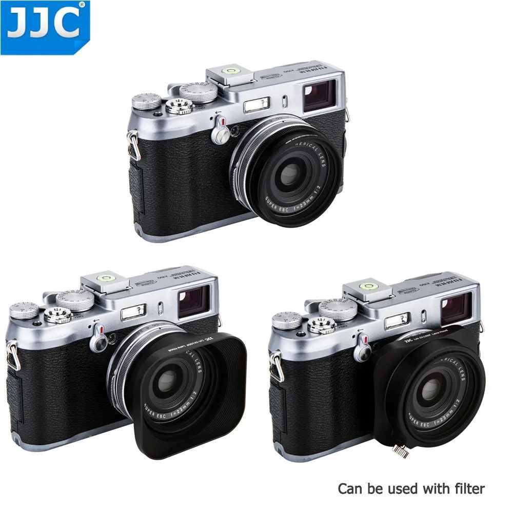 JJC Реверсивный бленда объектива Защита для Fuji Fujifilm X100V X100F X100T X100S X100 X70 камера