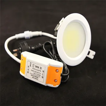 

Wholesale price Dimmable 20W LED downlight Waterproof 2800K CE&ROSH 20W COB LED Ceiling lamp IP65 Free shipping 16PCS