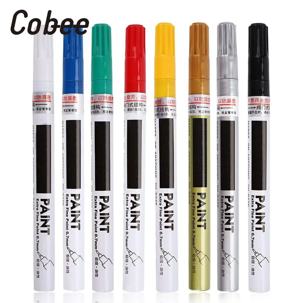 

Marker Pen Paint Pen Art Marker Pens 0.7mm Wood Professional Rubber Portable Plastic