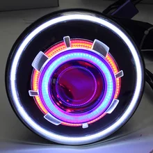 2PCS Led 7″ 35W LED Projector Headlight For Jeep CJ / Wrangler JK Led Driving Light with H4 H13 Headlights