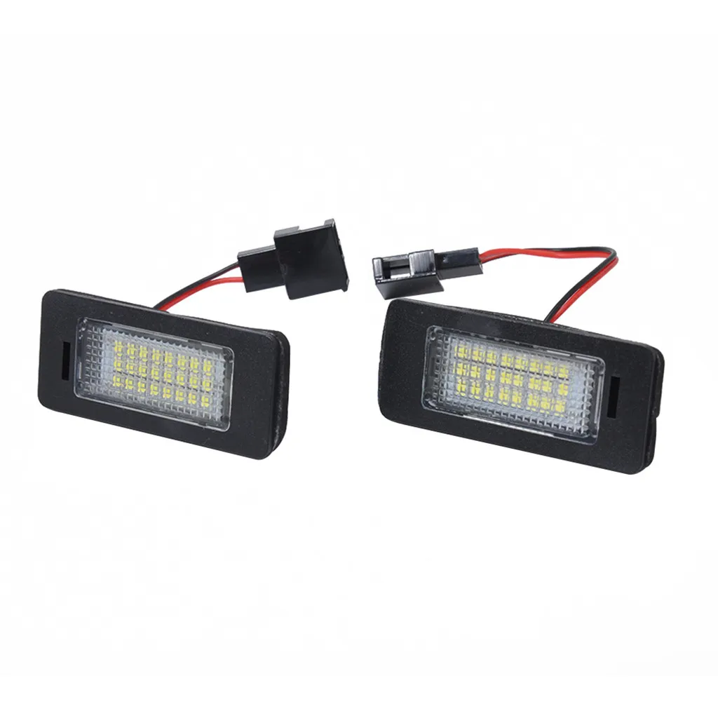 2шт номерной знак свет 14В 2 8 Вт 2835LED для Audi A1 A4 A5 A6 A7 OE8T0943021 4G0943021 | Автомобили и