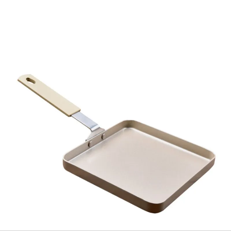 

6 Inch Square Flat Bottom Frying Pan Melaleuca Cake Frying Pan Crepe Jade Roasting Pot Baking Tools Kitchen Tools