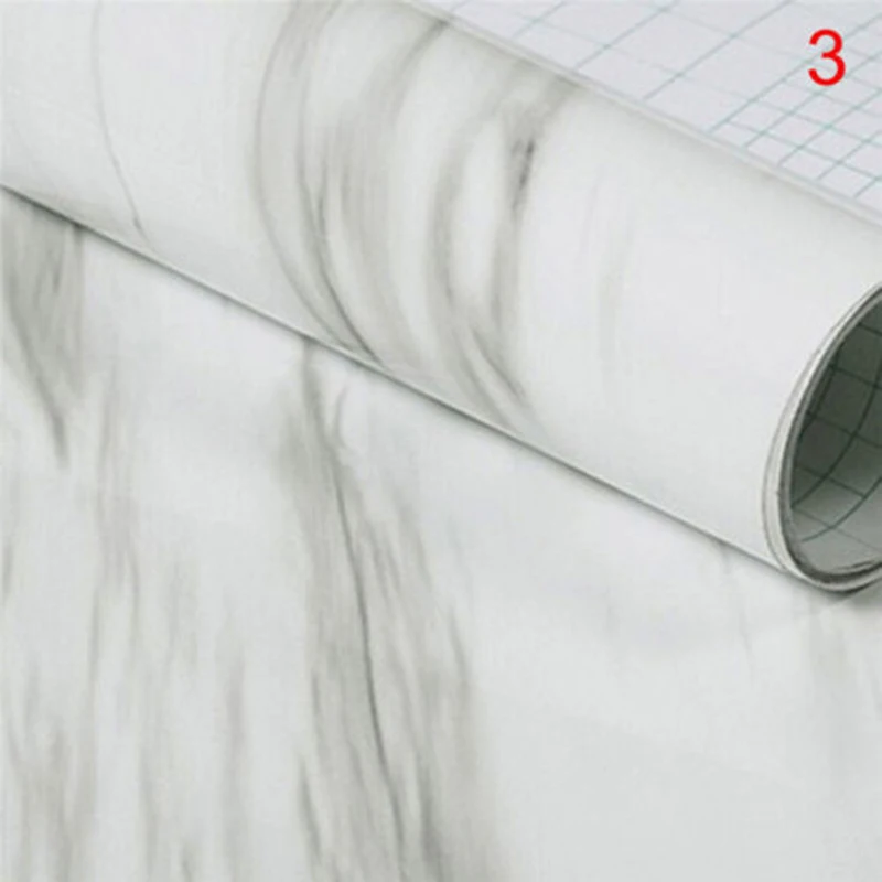 

Best Marble Waterproof Vinyl Self adhesive Sticker Contact Paper Home Decals D2
