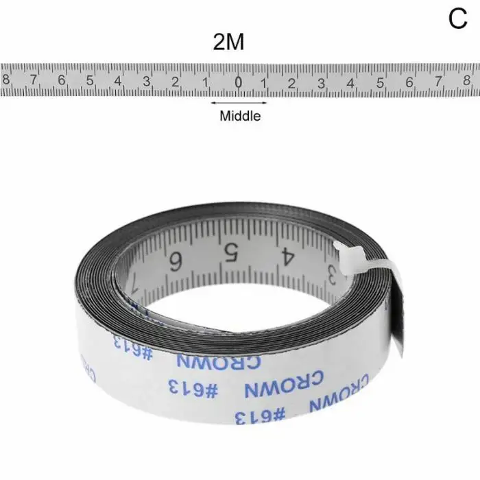 1/2/3M из нержавеющей стали, дорожки, рулетка, самоклеющиеся метрические весы, линейка, SDF-SHIP