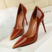 2016 Woman High Heels Women Pumps Stiletto Thin Heel Women’s Shoes Pointed Toe High Heels Wedding Shoes