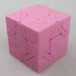 Fangshi шутки LimCube DIY супер перекос волчок 3x3x3 Скорость Magic Cube игры Кубики Развивающие игрушки для дети-розовый