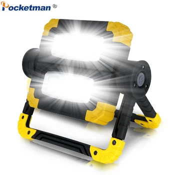 

Brightest LED Searchlight 150W Portable Spotlight Waterproof Work Light High Quality Working Lamp handy Light Use 4*AA Battery