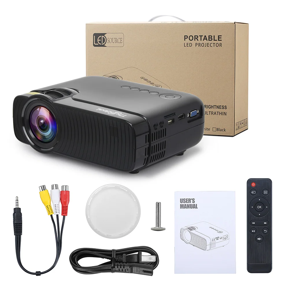 ThundeaL TD30 Max проектор 1280*720 опционально Android 6 0 WiFi Bluetooth HD мини светодиодный 2800 люмен