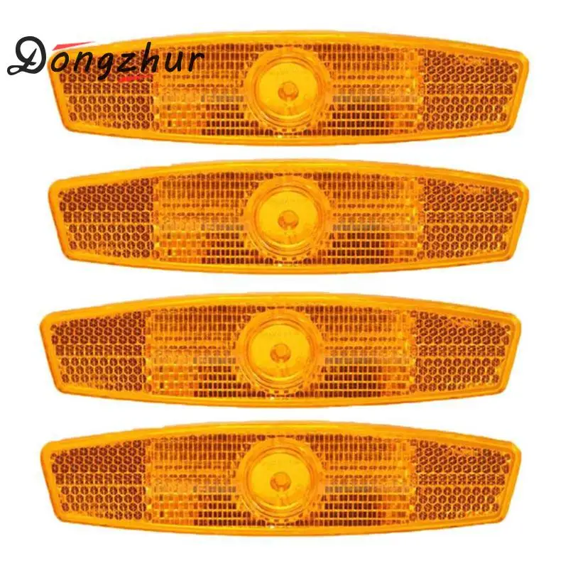 

4pcs Bike Bicycle Spoke Reflector Safety Warning Light Safety Wheel Rim Reflective Light Mount Vintage Clip Tube Reflector