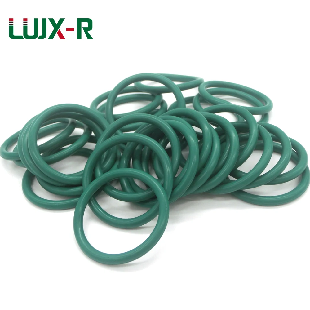 LUJX R 25pcs 2.65mm O Ring Seal Washer Seals Oil Proof Green O Ring FKM