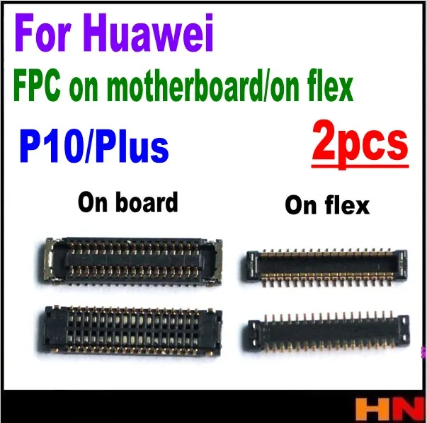2 шт. для Huawei P10 plus P10plus ЖК-дисплей док-станция зарядное устройство гибкий FPC разъем