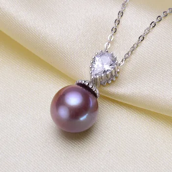 

DIY Jewellery 925 Sterling Silver Pearl Pendant Unique Design Necklace Pendant Findings Jewelry Parts Fittings Women Accessories