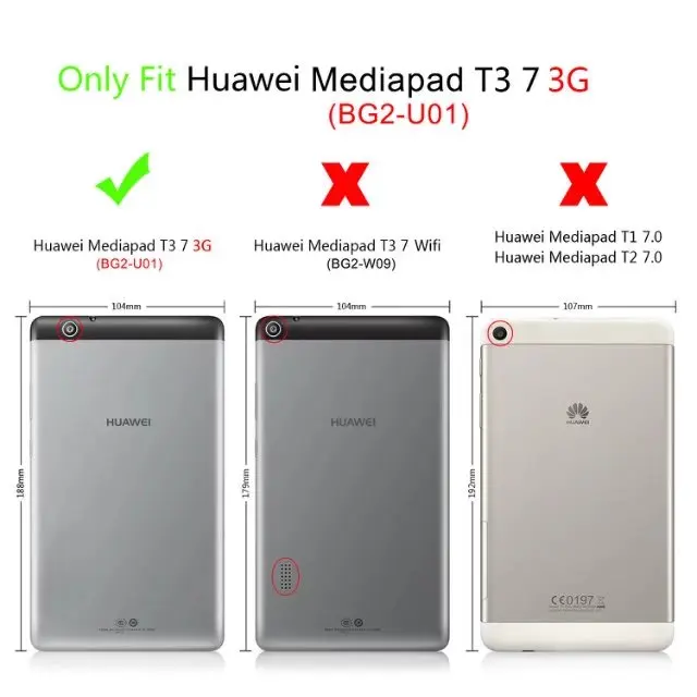 Умный чехол для huawei MediaPad T3 7 3g BG2-U01(не подходит для huawei MediaPad T3 7,0 Wi-Fi BG2-W09) планшет откидная крышка оболочка+ ручка