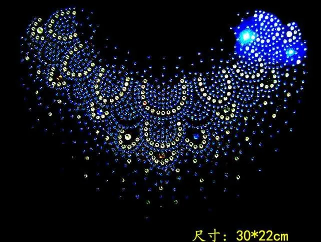 20 шт./лот Декор декольте и наклейка на рубашку roundup горячей фиксации узор из страз кристалл теплопередача дизайн железа на камни