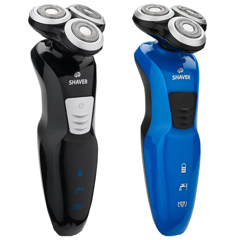 

Body wash Rechargeable Electric Shaver 4D Triple Floating Blade Heads Shaving Razors Face Care Men Beard Trimmer Barber Machin