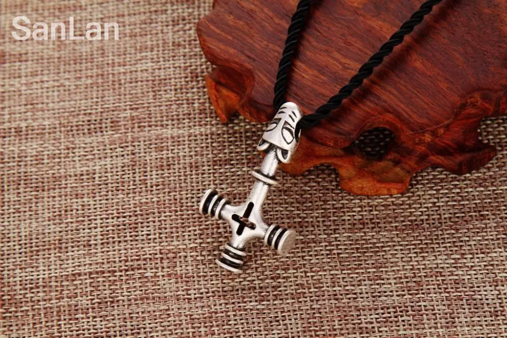 SanLan бренд 20 шт. Молот Тора Олаф волк крест mjolnir кулон викингов ювелирные изделия