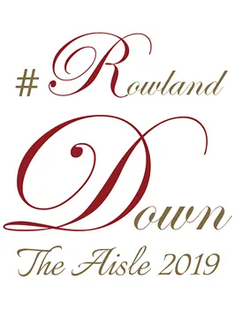 

Rowland Down The Aisle Vinyl Sticker Custom Personalized Wedding Runner Decals Waterproof Decoration WD37