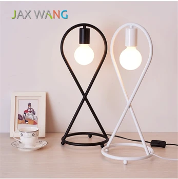 

Nordic Simple Iron Art LED Table Lamp for Bedroom Bedside Living Room Restaurant Lighting Decorative Desk Lamp Home Fixtures