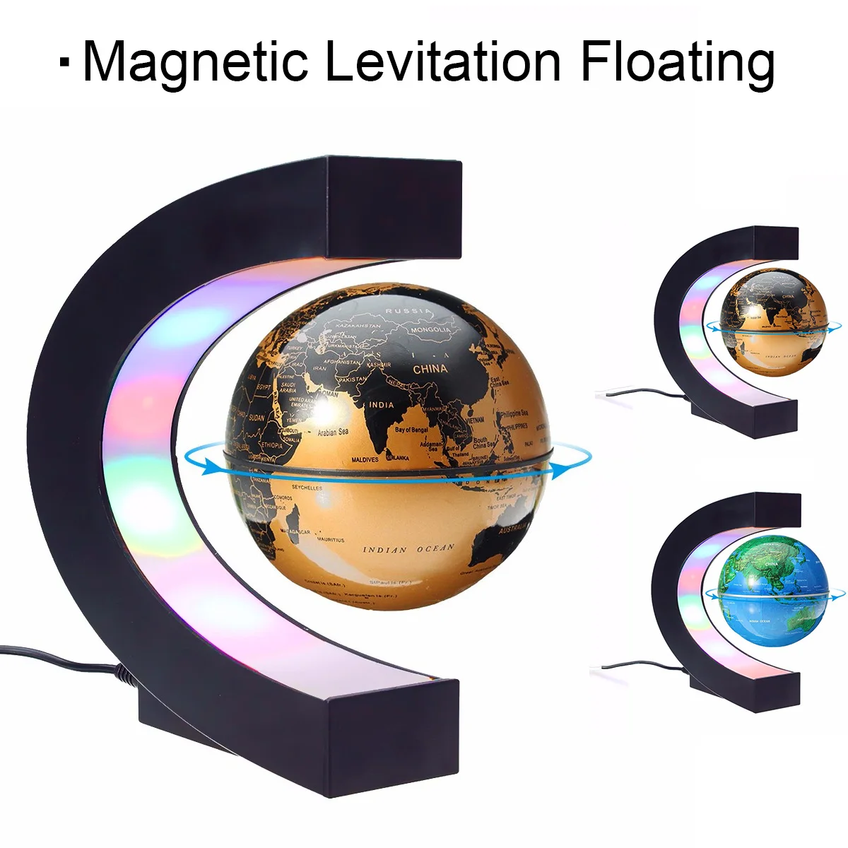 Светодиодный светильник для дома и офиса с плавающим Tellurion Globe C в форме магнитной