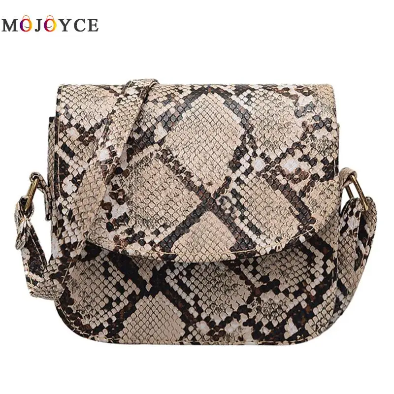 Fashion Snake Print Shoulder Bag Messenger Handbags PU Leather Small Flap Crossbody Bags for Women Fashion Snake Print Shoulder Bag Messenger Handbags PU Leather Small Flap Crossbody Bags for Women