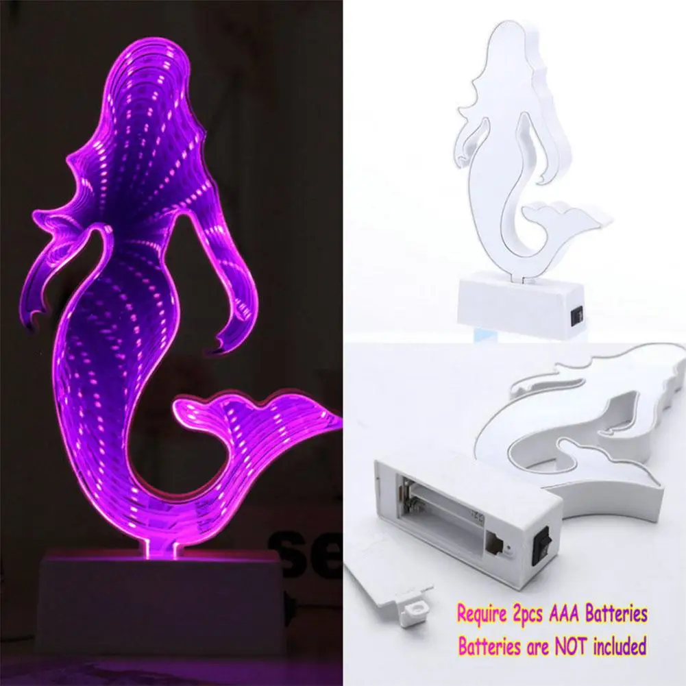 HobbyLane LED 3D стильный Сказочный туннель неоновая Ночная лампа для рождественской