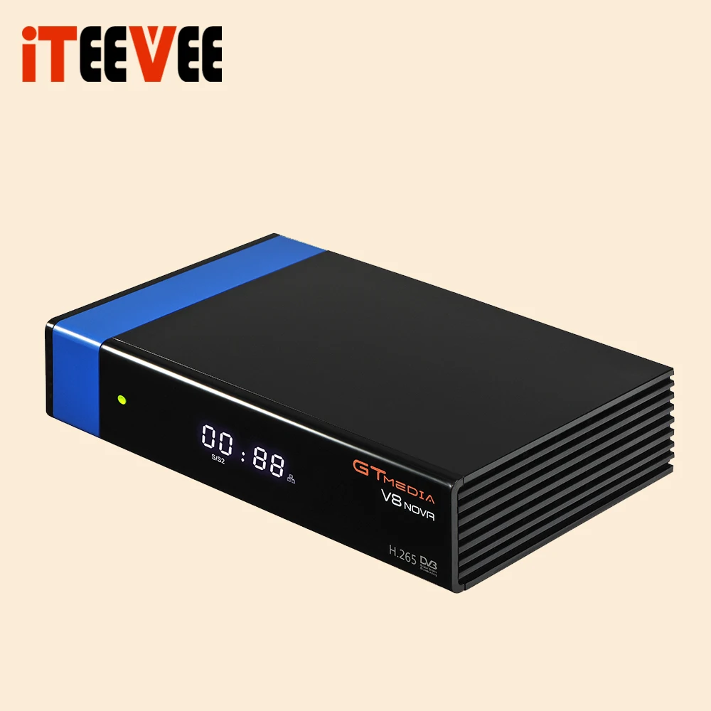 GTMEDIA V8 NOVA синий спутниковый приемник DVB S2 встроенный WIFI Ethernet power vu biss ccam newcamd
