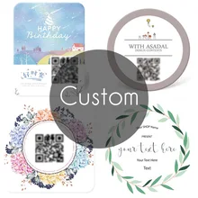 1000 шт. наклейки с логотипом заказчика ручной работы этикетки из крафт-бумаги уплотнения душ свадьба персонализированные Подарочная этикетка печать имя самоклеющиеся