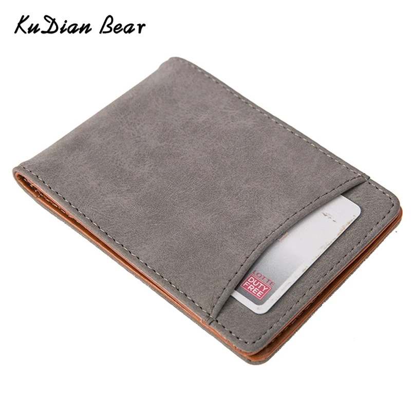 

KUDIAN BEAR Men Money Clip Wallets Rfid Minimalist Car-Covers Magnet Clamps for Money Holder Carteras Hombre-- BID148 PM49