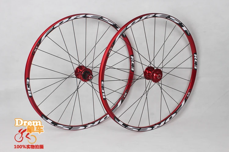 Cheap RC3 MTB mountain bike  26inch ultra light wheels 5 peilin sealed bearing disc wheel wheelset  27.5inch Rim free 26