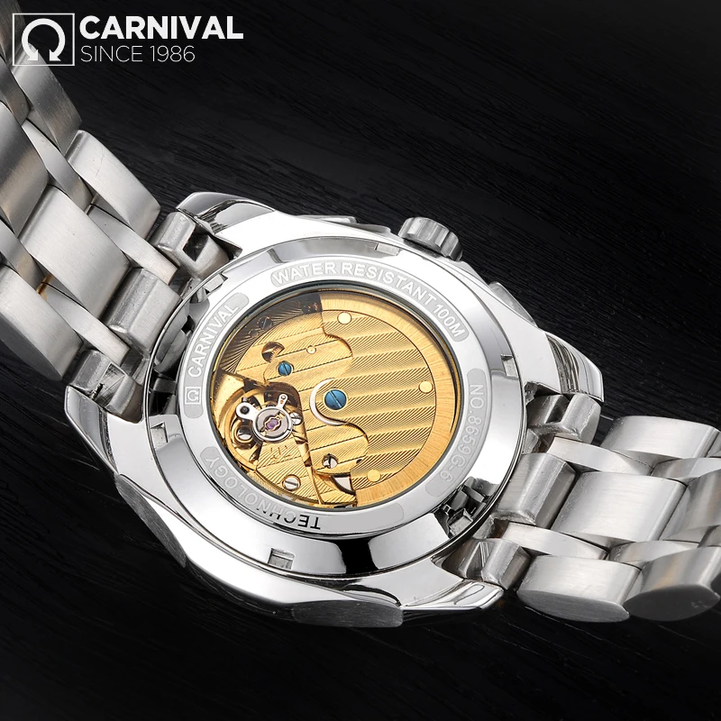 أعلى الفاخرة رجل التلقائي ساعات آلية الرجال كرنفال الفولاذ ساعة يد صلب الذكور الأزياء الأعمال عارضة ساعة reloj أعلى الفاخرة رجل التلقائي ساعات آلية الرجال كرنفال الفولاذ ساعة يد صلب الذكور الأزياء الأعمال عارضة ساعة reloj