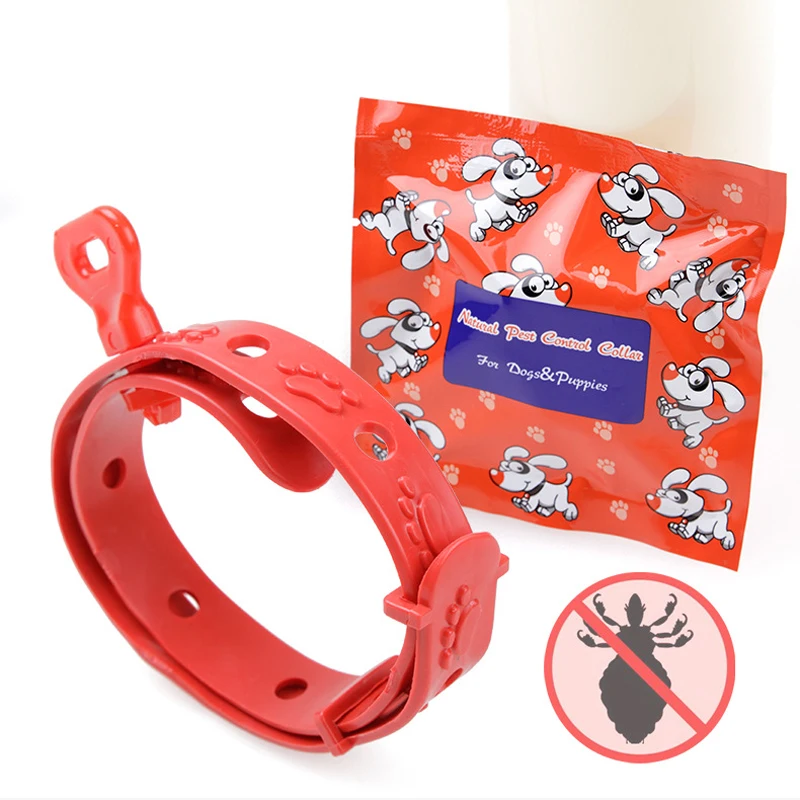 Safety Pet Dog Flea Circle Outdoor Anti Flea Collar Neck Strap Adjustable Anti-insect Puppy Collars Dogs Neck Straps Accessories (1)
