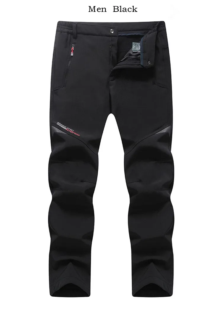 CKAHSBI Мужская Открытый Softshell брюки Кемпинг брюки женщин Рыбалка дышащий Пешие прогулки брюки Quick Dry осень зимние брюки