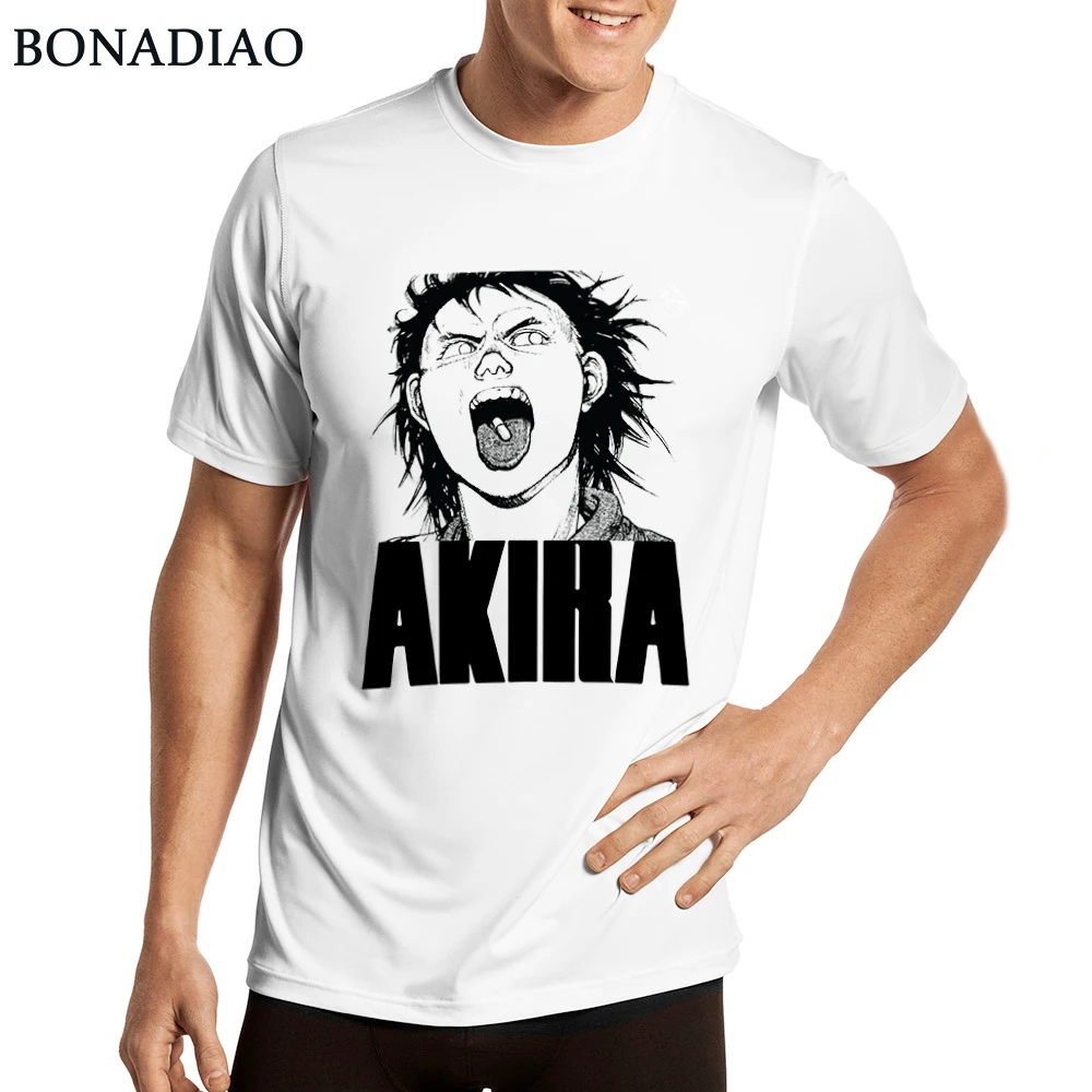 

LettBao Akira Synthwave T shirt Round Neck Quality Tee Shirt For Male Tee Big Size T Shirt Japan anime Tees