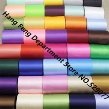 22 jardas/rolo 10cm de largura 34 colorido fita de seda fita de cetim diy casamento festival cena teto cadeira cinta decoração material
