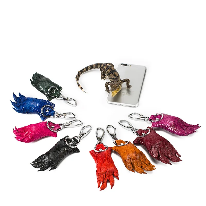 

Kweco Vader Key Wallets Famous Car Key Wallet Crocodile Paw Leather Key Holder Housekeeper Keys Organizer Keychain Covers
