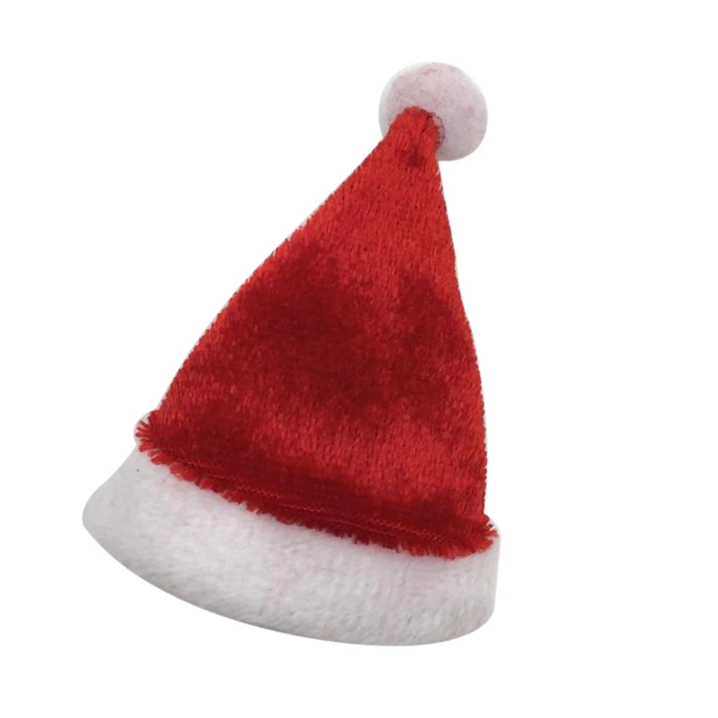 2pcs 1/6 Christmas Hat Santa Cap for 12'' Phicen/Kumik/CY Girls Male/Female Body