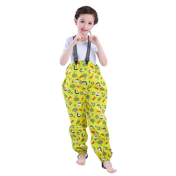 

Kids Rain Pants Children Rain Pants Waterproof Trousers Unisex Rainwear Windproof Clothes