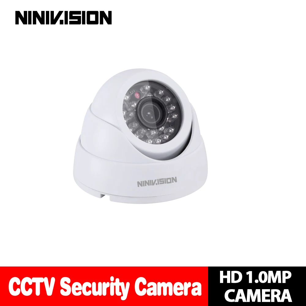2018, AHD 1.0MP CCTV Камера Высокое разрешение ИК-свет день Цвет ночного видения изображения Крытый Куполом 720 P ИК-наблюдения камера