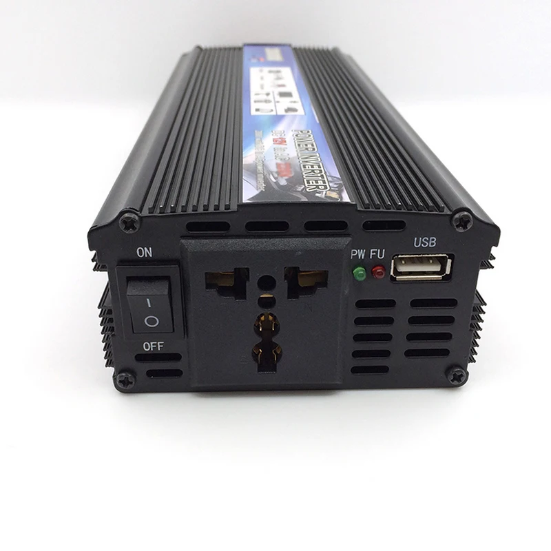 Portable Inverter AC 220110V 2000W Car Power Inverter Converter 1224 v to 220v Universal Socket Power Inverter Transformer  (6)