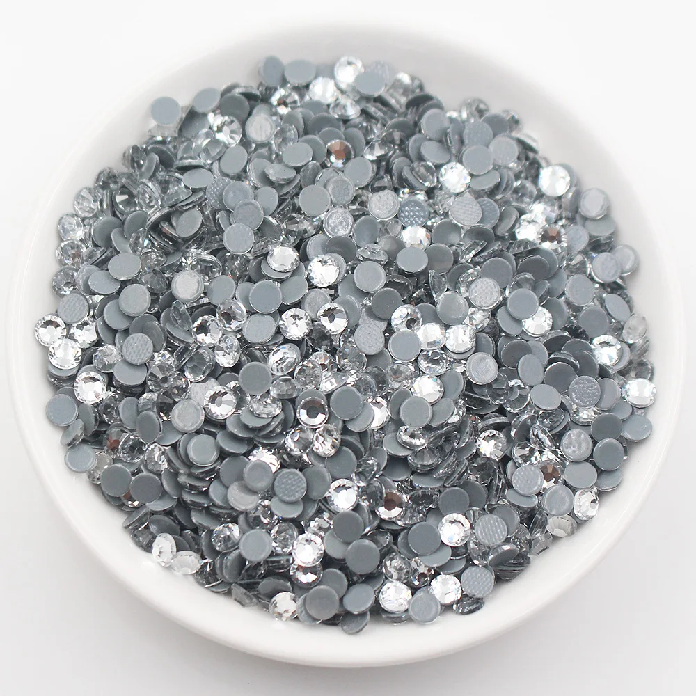 288pcs Ss30 Crystal Clear Color Round Shiny Stones and Crystals Glass