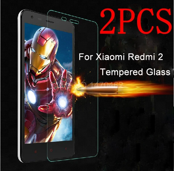 2 шт. Оригинальное закаленное стекло для Xiaomi Redmi защита экрана закаленная