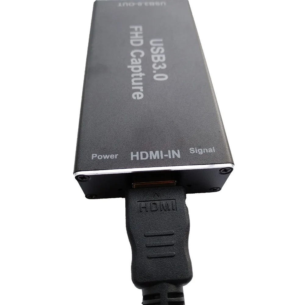 USB3.0 карта видеозахвата VC30 1080P 60FPS HDMI к видео Захват игра потоковая прямая