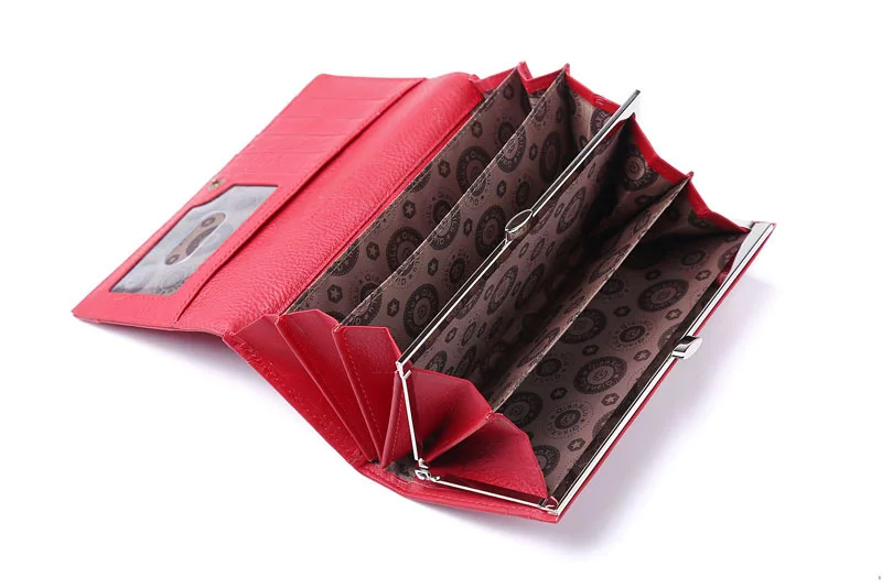 Фирменный женский кошелек из натуральной кожи длинные женские кошельки женский дизайнерский Держатель для паспорта и карточек Сумочка, клатч бумажник женский