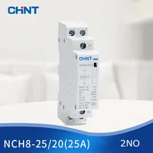 Contattore della casa/20 25A 2NO 220V del contattore di ca di monofase della famiglia di marca di CHINT