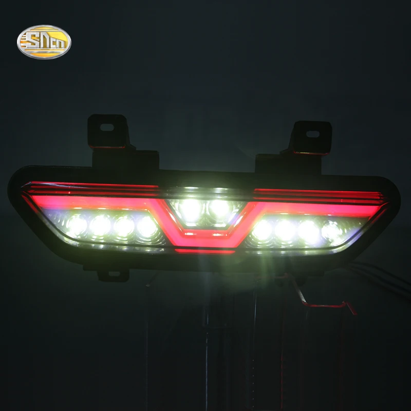 SNCN LED Rear bumper lights for Ford Mustang 2017 2018 Rear braking