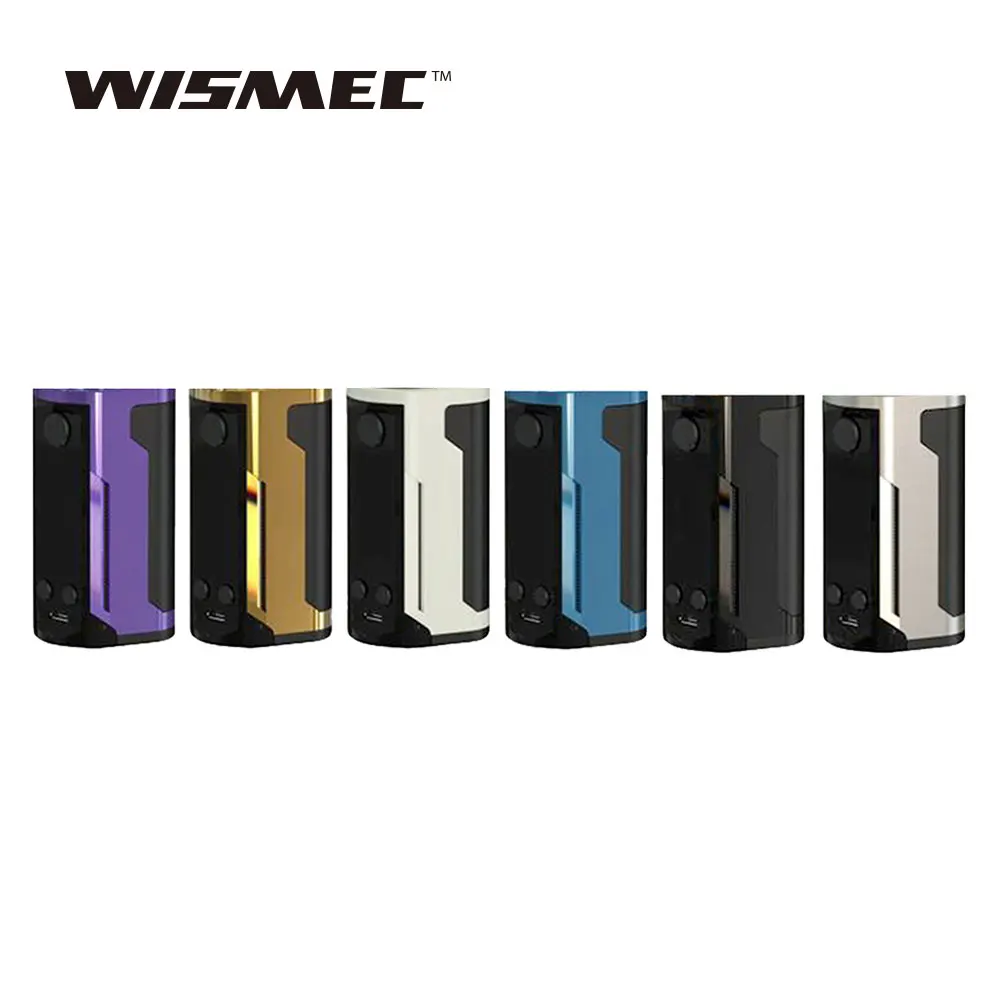 

Original 230W WISMEC Reuleaux RX GEN3 Dual TC Box MOD with 1.3-inch large screen & 2A max charging current no 18650 cell e-cig